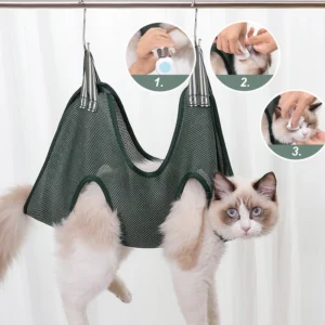 Pet Beauty Hammock Hanging Cat Grooming Nail Cutting Anti Scratch Bite Fixed Bag Bath Trimming Restraint Bag Pet Supplies